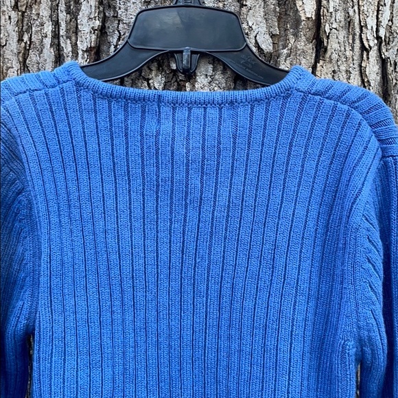 The Great American Sweater Pull On Fringe long Sleeves Sweater Keyhole Button M - Picture 7 of 8